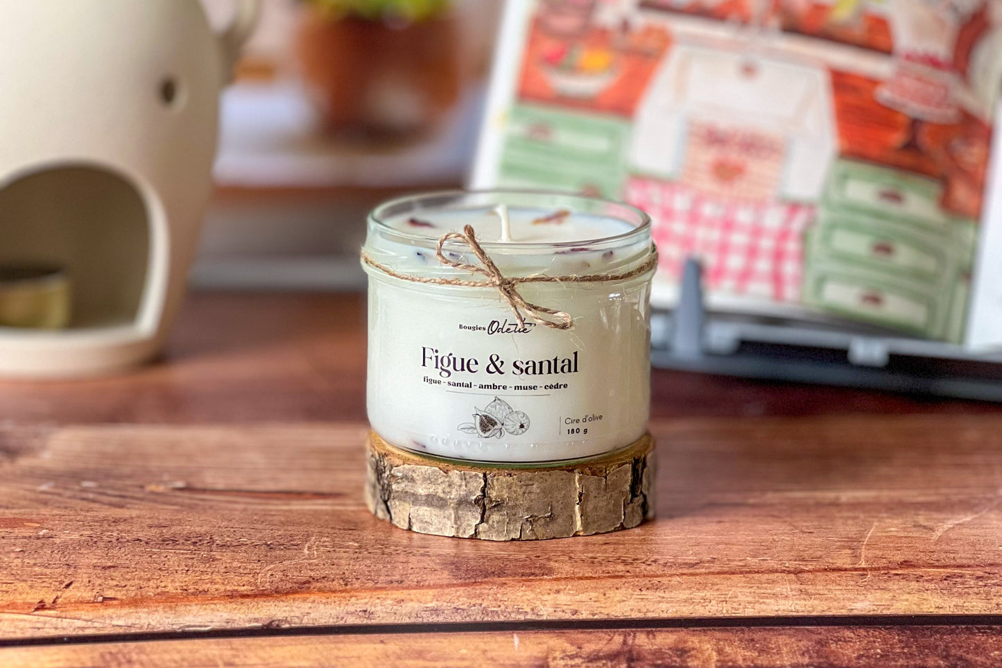 Bougie Figue et bois de santal