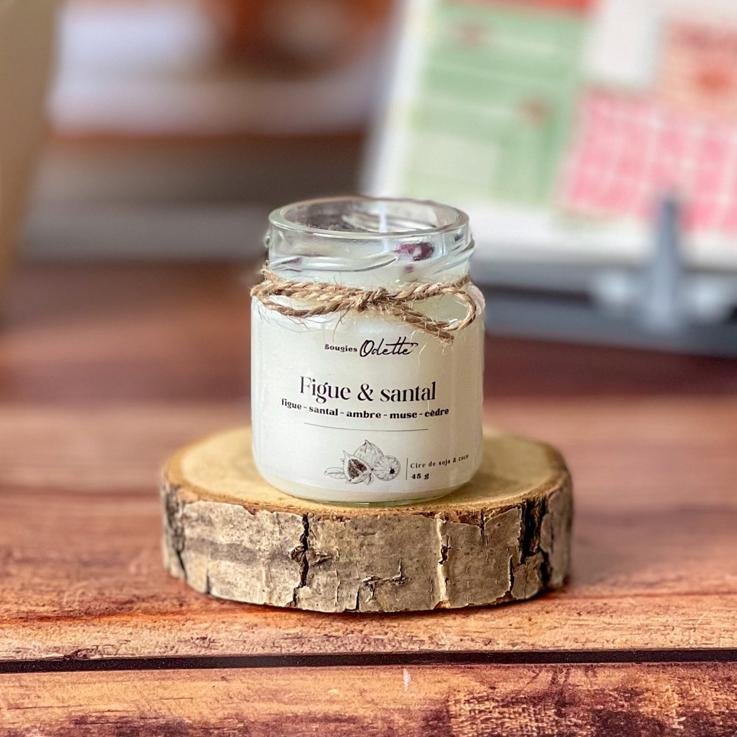 Mini bougie Figue et bois de santal