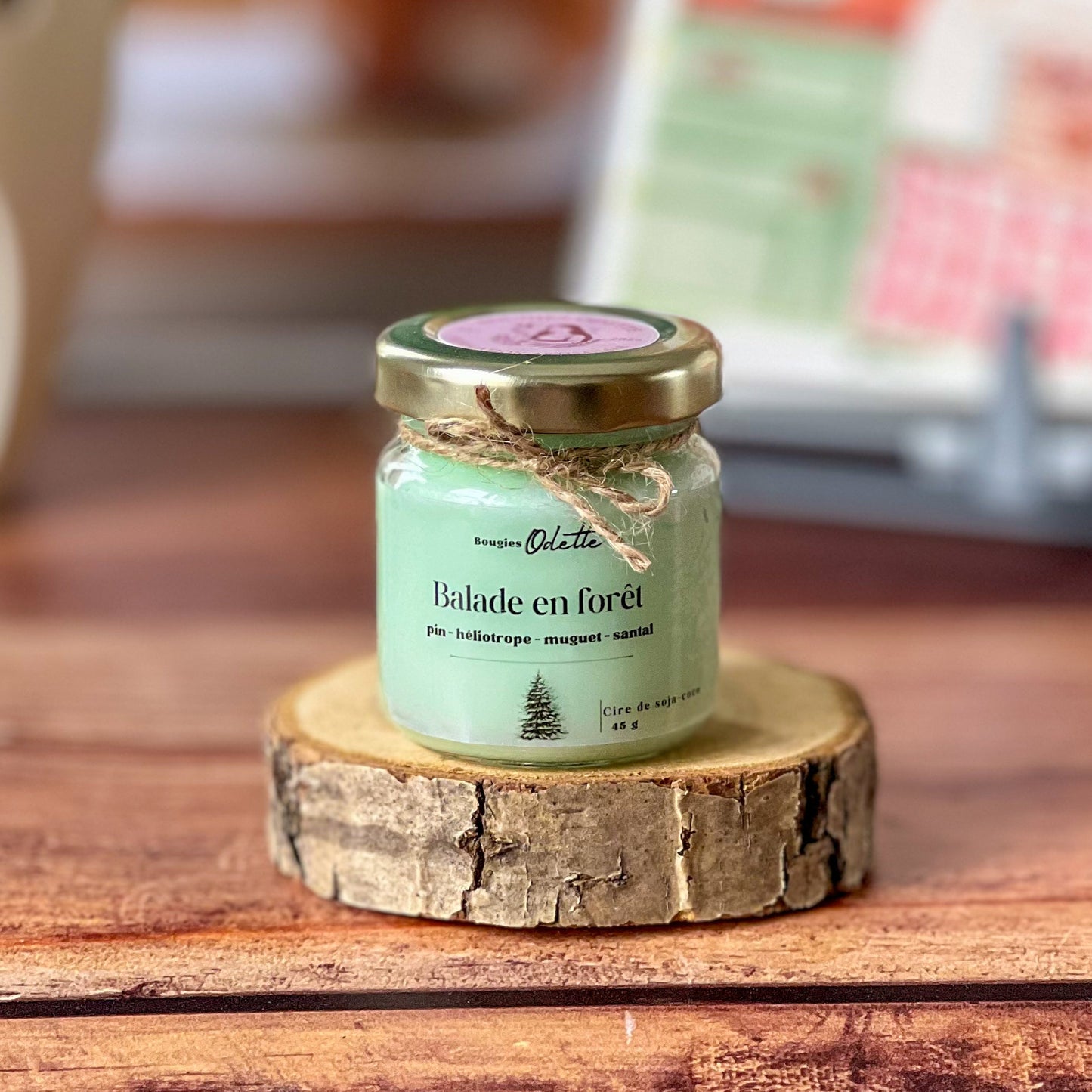 Mini bougie Balade en forêt
