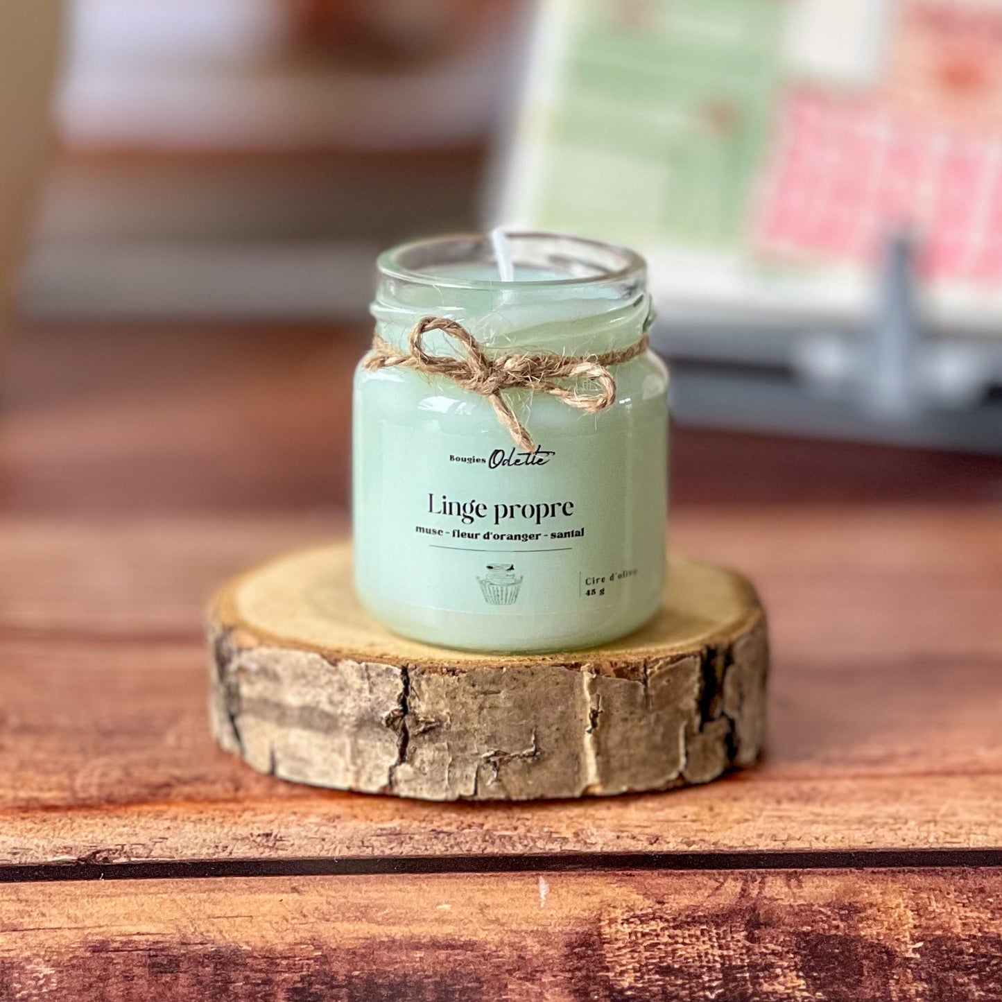 Mini bougie Linge propre