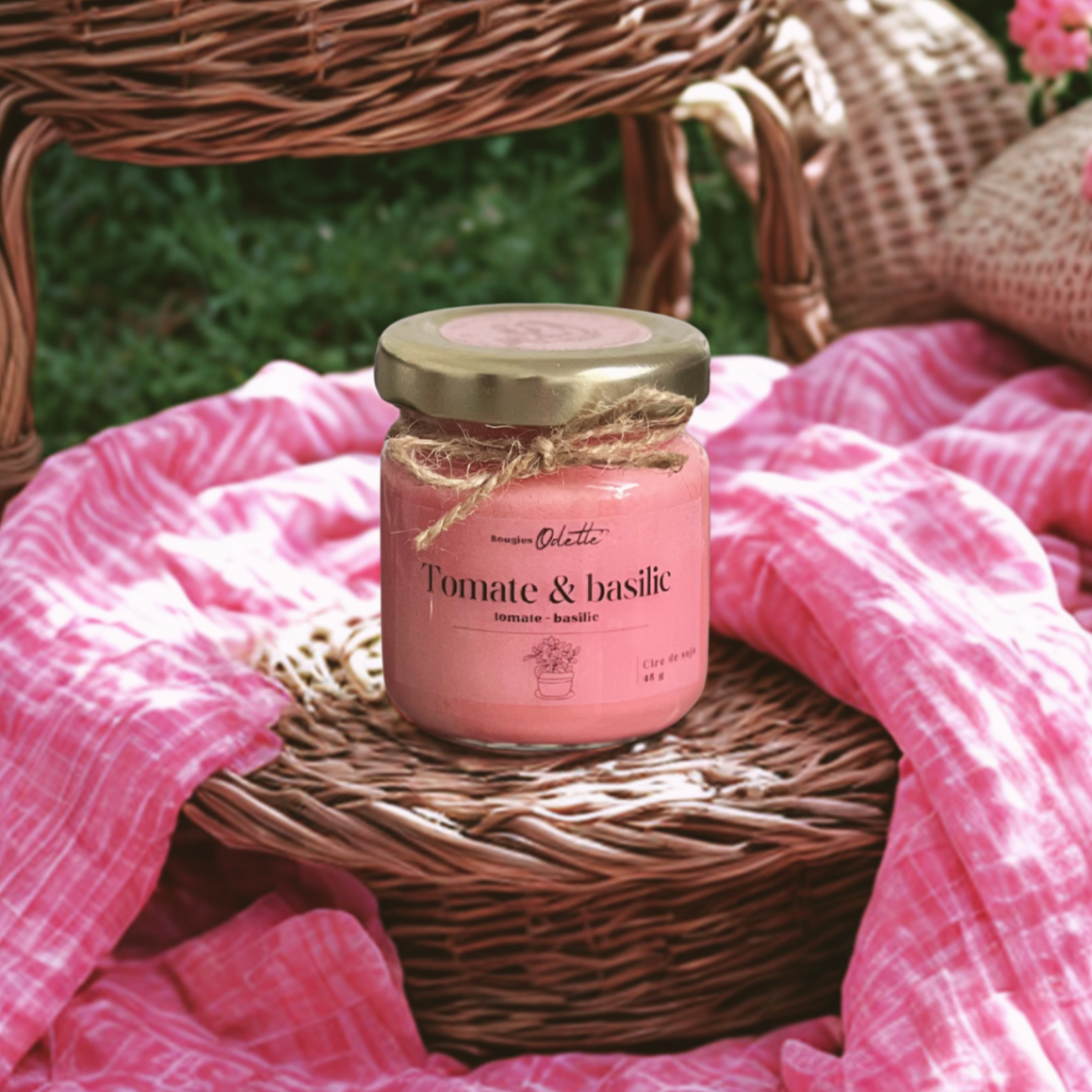 Mini bougie Tomate & basilic