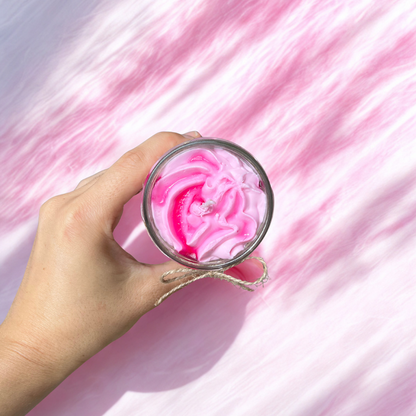 Bougie chantilly Crème glacée cerise - 120 g