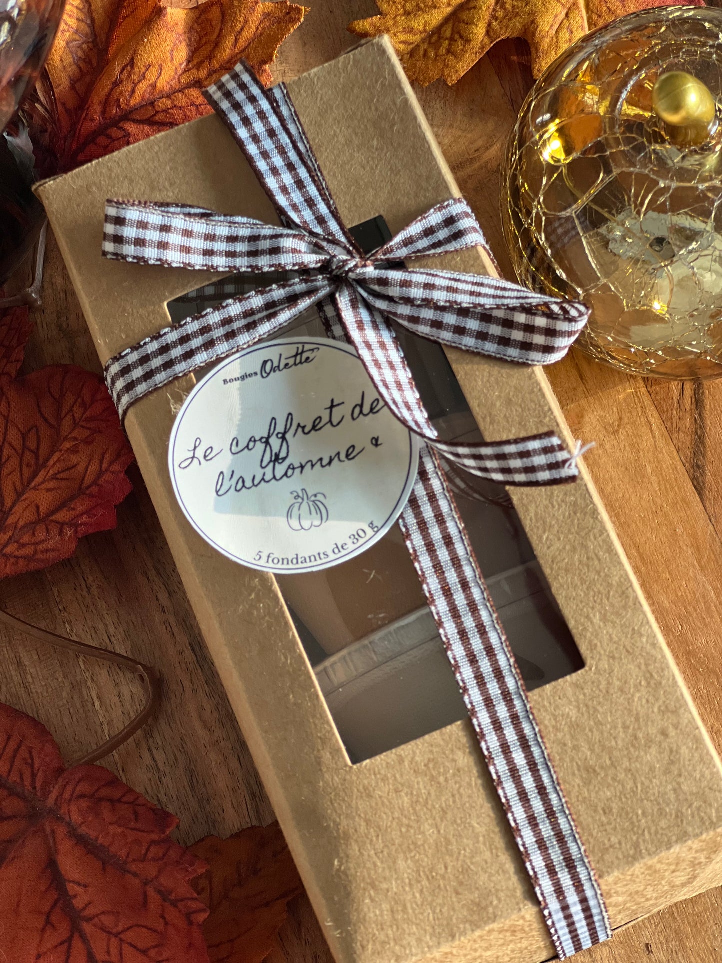 Coffret 5 fondants tartelettes - COLLECTION AUTOMNE