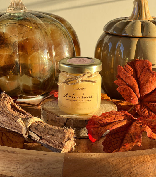 Mini bougie - Ambre boisé