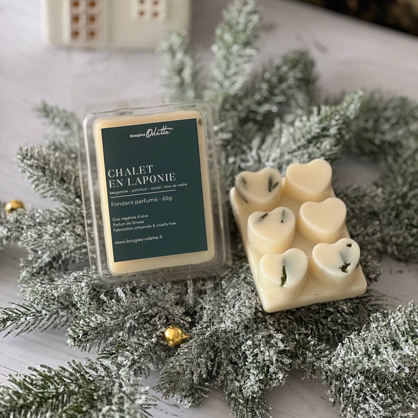 Tablette fondant 65g - Chalet en Laponie