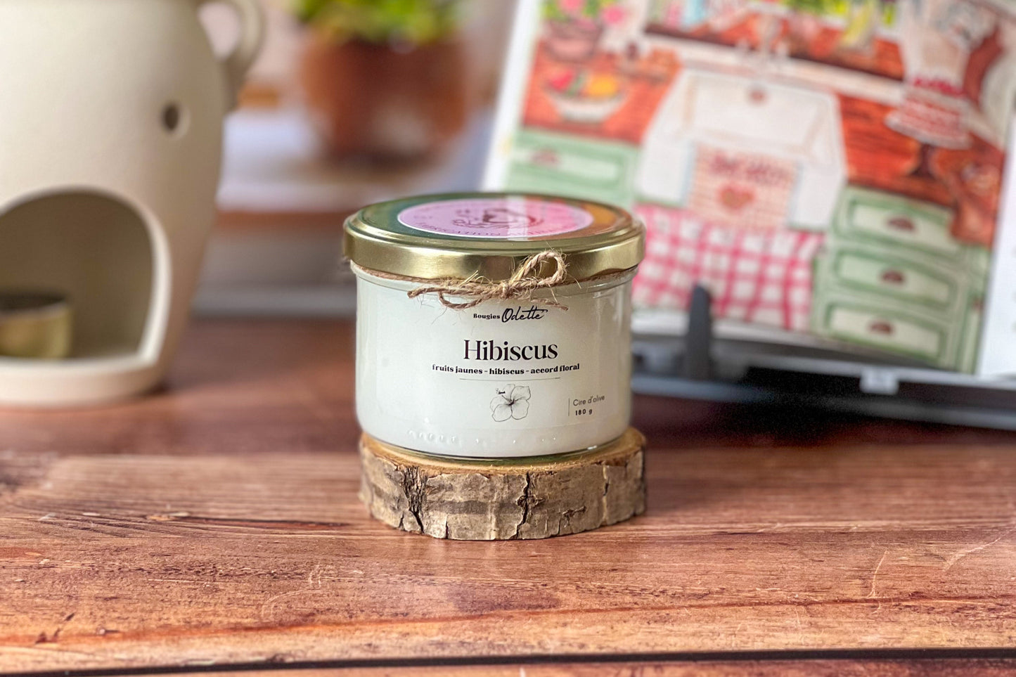 Bougie Hibiscus