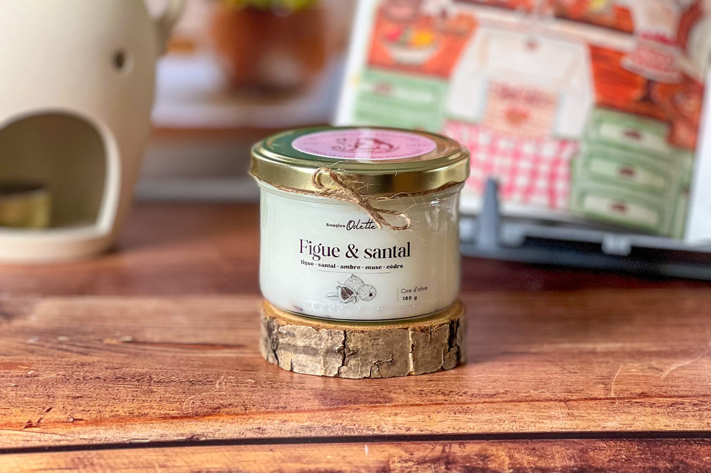 Bougie Figue et bois de santal