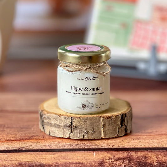 Mini bougie Figue et bois de santal