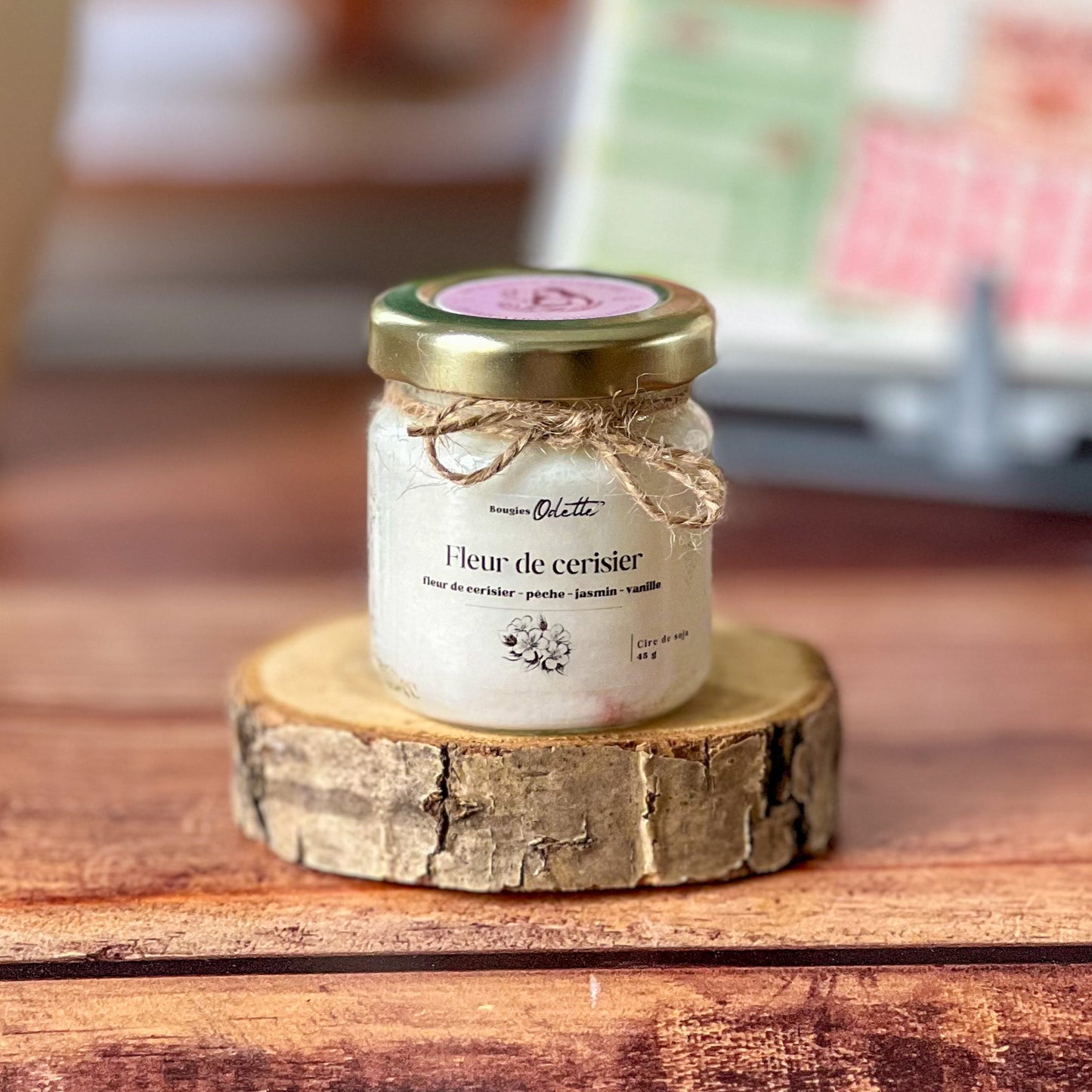 Mini bougie Fleur de cerisier