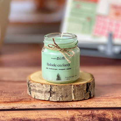 Mini bougie Balade en forêt