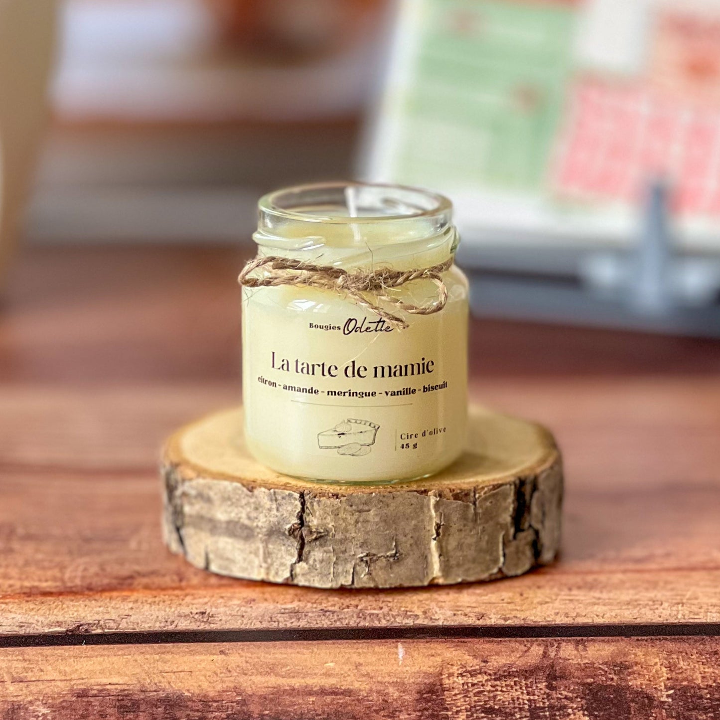 Mini bougie citron meringué