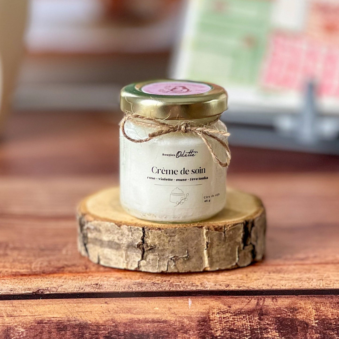 Mini bougie Crème de soin