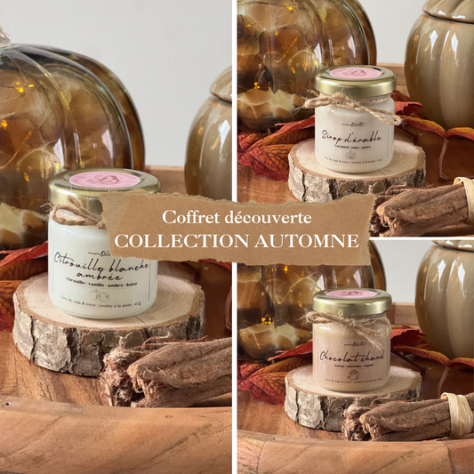 Coffret bougies - COLLECTION AUTOMNE